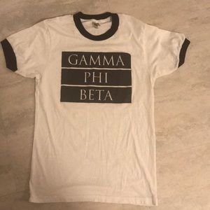 Gamma Phi Beta ringer tee